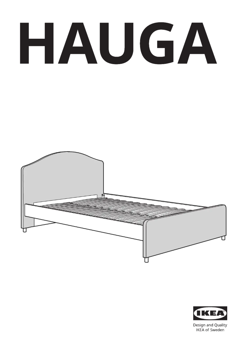 Página 1 del manual Manual de usuario Ikea HAUGA 504.648.32