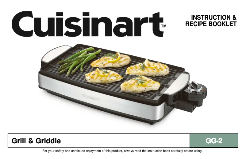 Imagen de la primera página del manual del dispositivo GG-2