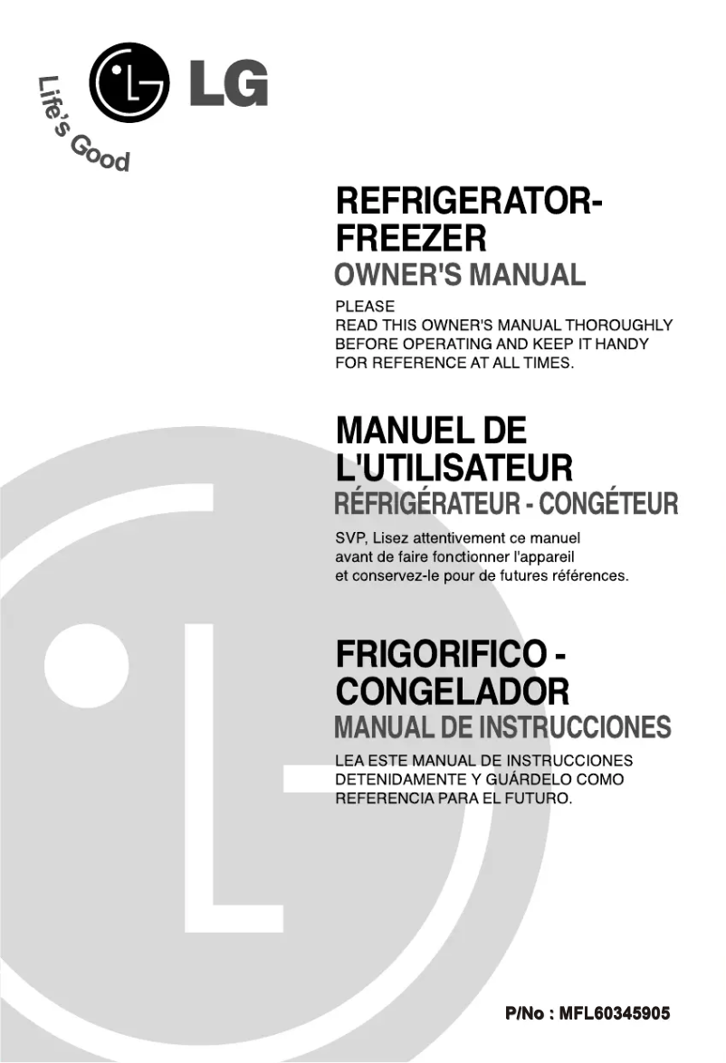 Imagen de la primera página del manual del dispositivo GR-V192SL