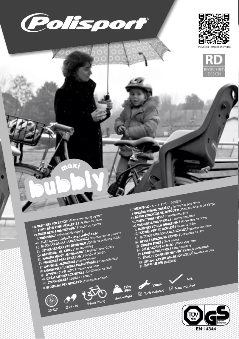 Imagen de la primera página del manual del dispositivo Bubbly FF