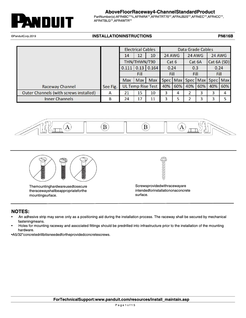 Imagen de la primera página del manual del dispositivo AFR4EC