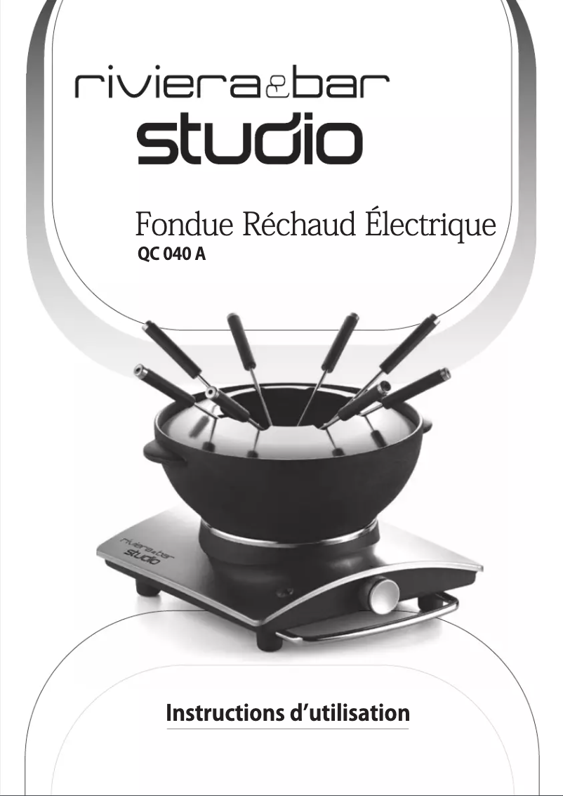 Página 1 del manual Manual de usuario Riviera & Bar QC 040 A
