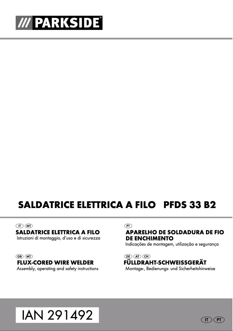 Página 1 del manual Manual de usuario Parkside PFDS 33 B2