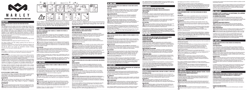 Página 1 del manual Manual de usuario House of Marley Chant Sport