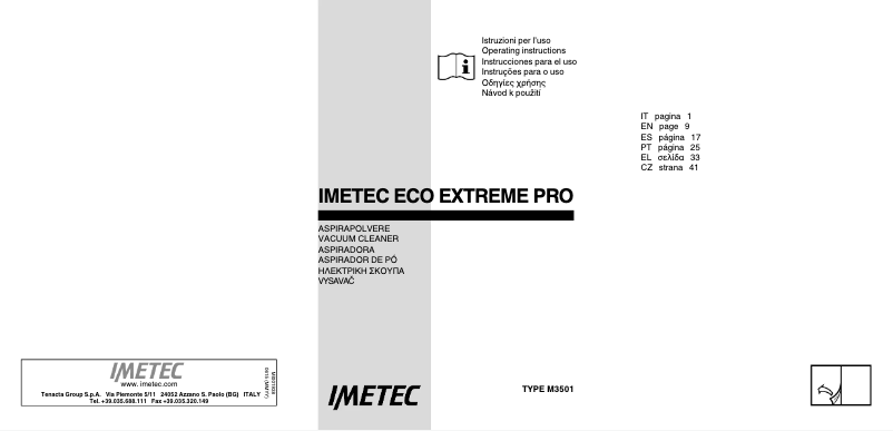 Imagen de la primera página del manual del dispositivo Extreme Pro