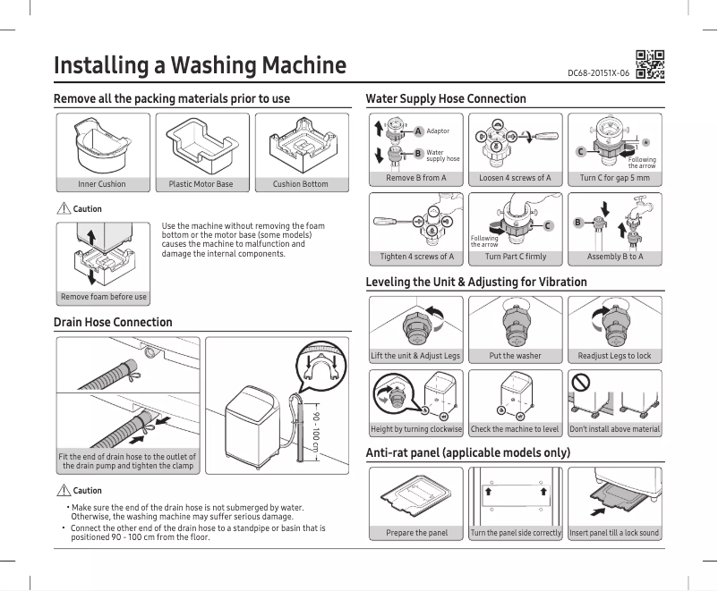 Imagen de la primera página del manual del dispositivo WA19CG6745BV