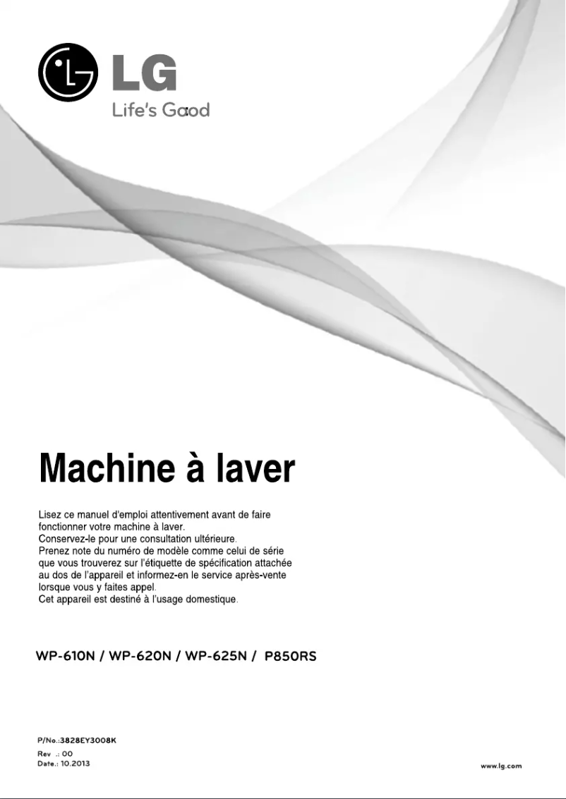 Imagen de la primera página del manual del dispositivo P850RS