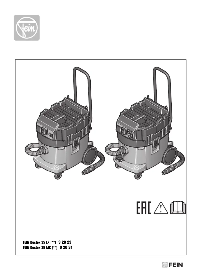 Imagen de la primera página del manual del dispositivo Dustex 35 LX