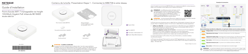 Página 1 del manual Guía de instalación Netgear WBE758