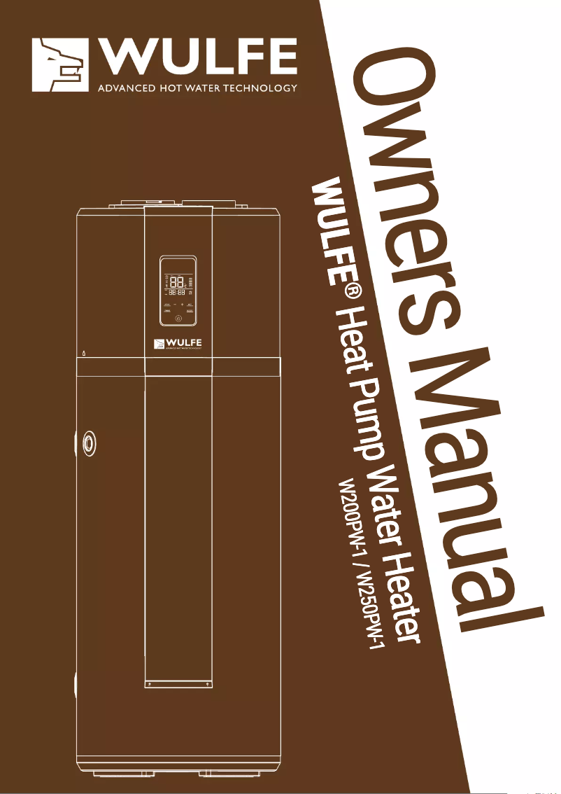 Imagen de la primera página del manual del dispositivo W250PW-1