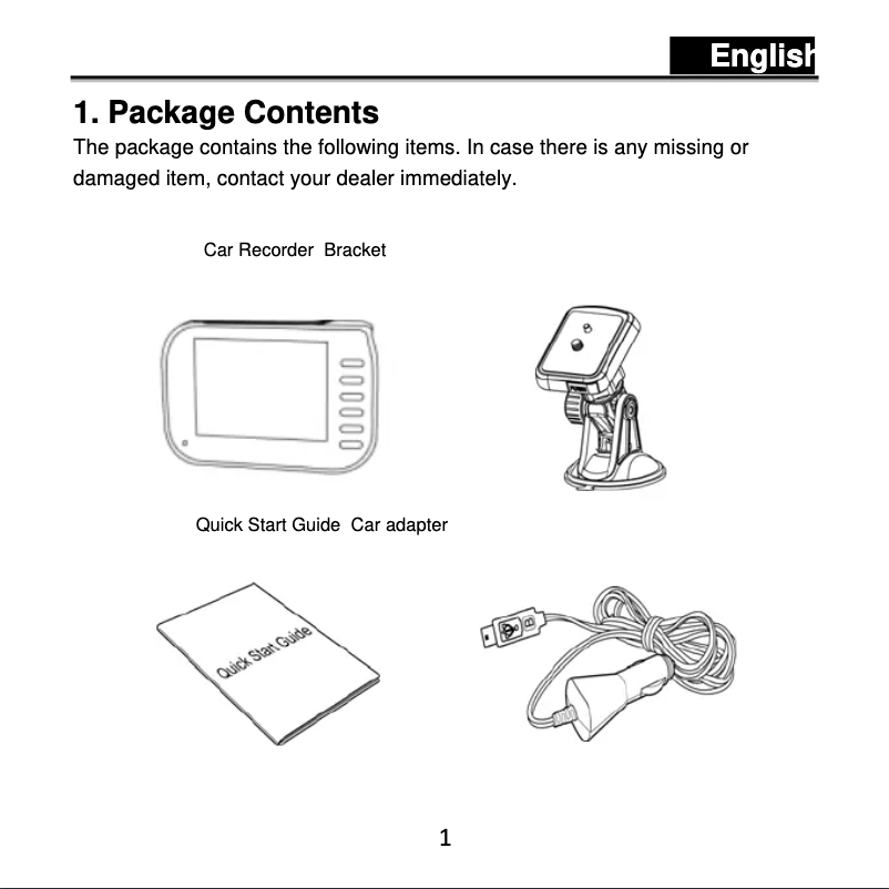 Página 1 del manual Manual de usuario Genius DVR-FHD568