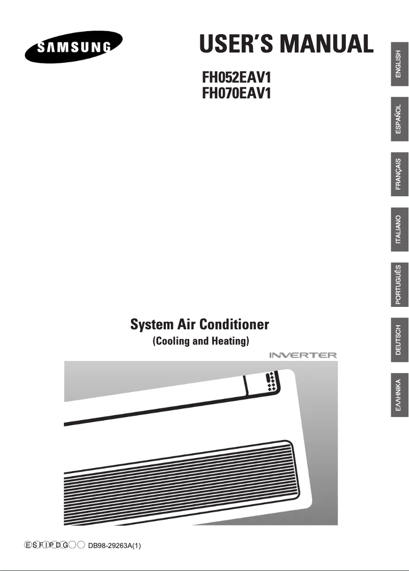 Imagen de la primera página del manual del dispositivo FH070EAV1