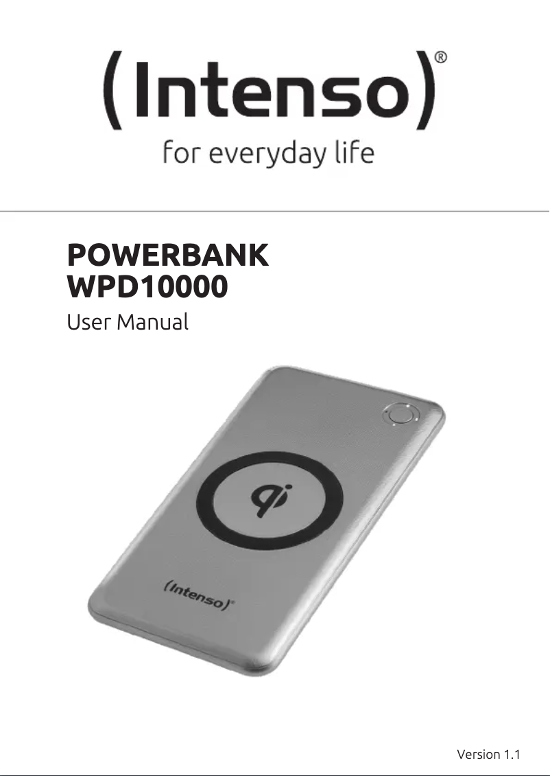 Imagen de la primera página del manual del dispositivo WPD10000