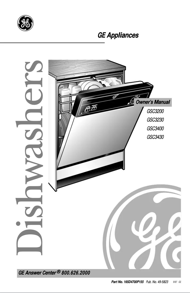 Página 1 del manual Manual de uso y mantenimiento GE GSC3200ZBL