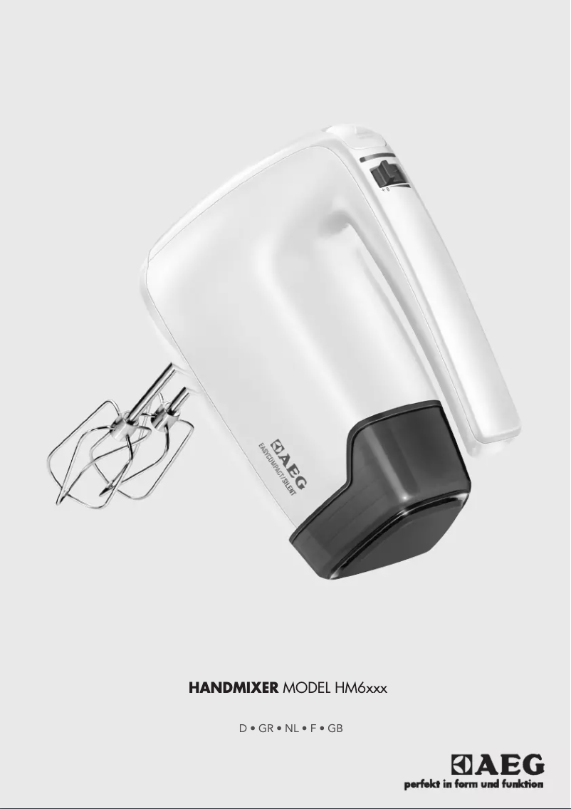 Página nº 1 - Manual de usuario AEG HM6200