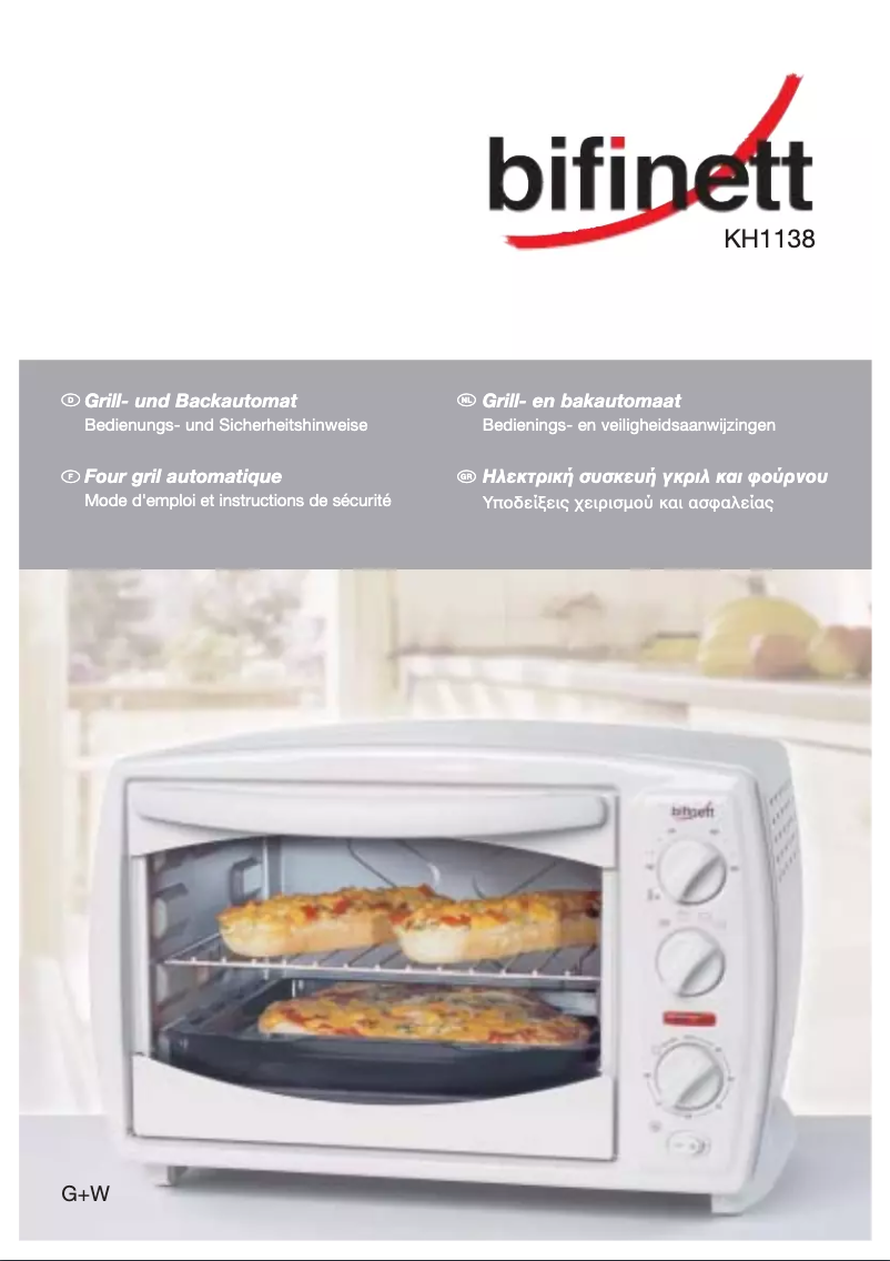 Página 1 del manual Manual de usuario Bifinett KH 1138