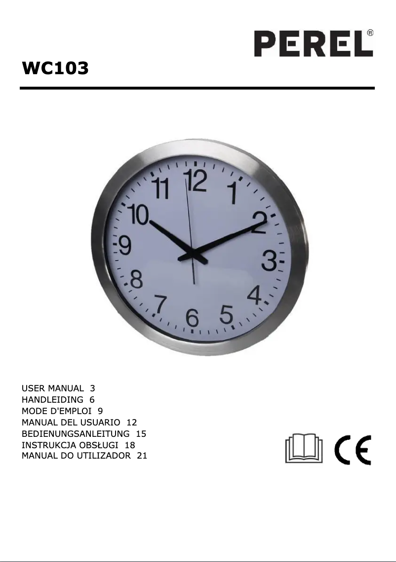 Imagen de la primera página del manual del dispositivo WC103