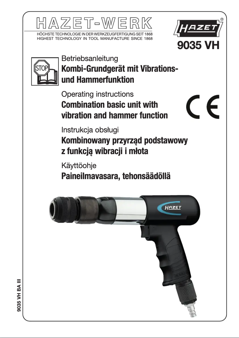 Imagen de la primera página del manual del dispositivo 9035V/5