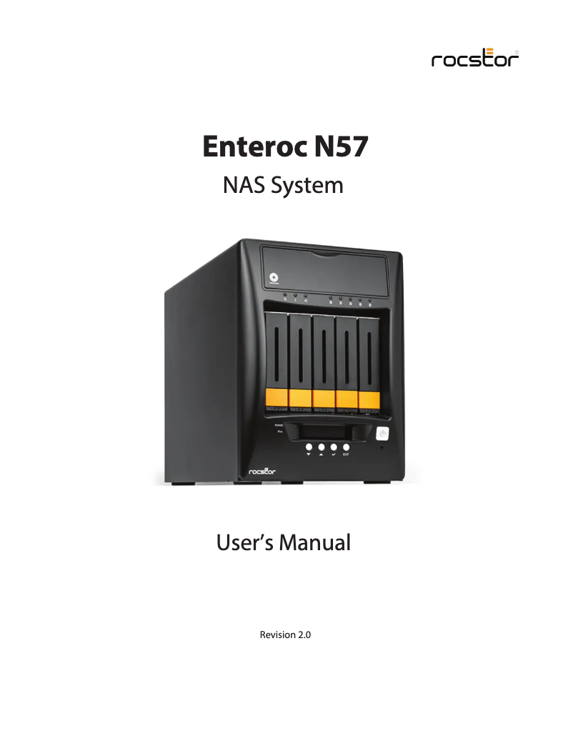 Imagen de la primera página del manual del dispositivo Enteroc N57
