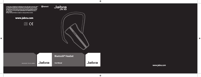 Imagen de la primera página del manual del dispositivo JX10