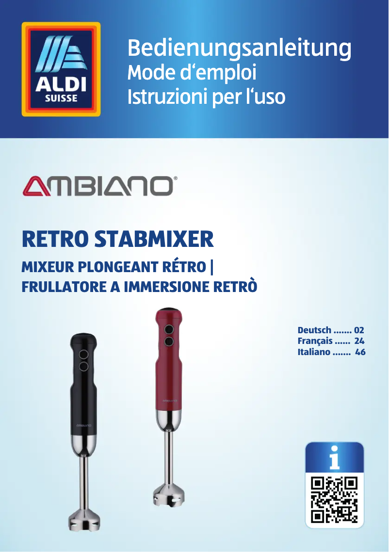 Página 1 del manual Manual de usuario Ambiano GT-SBP-02