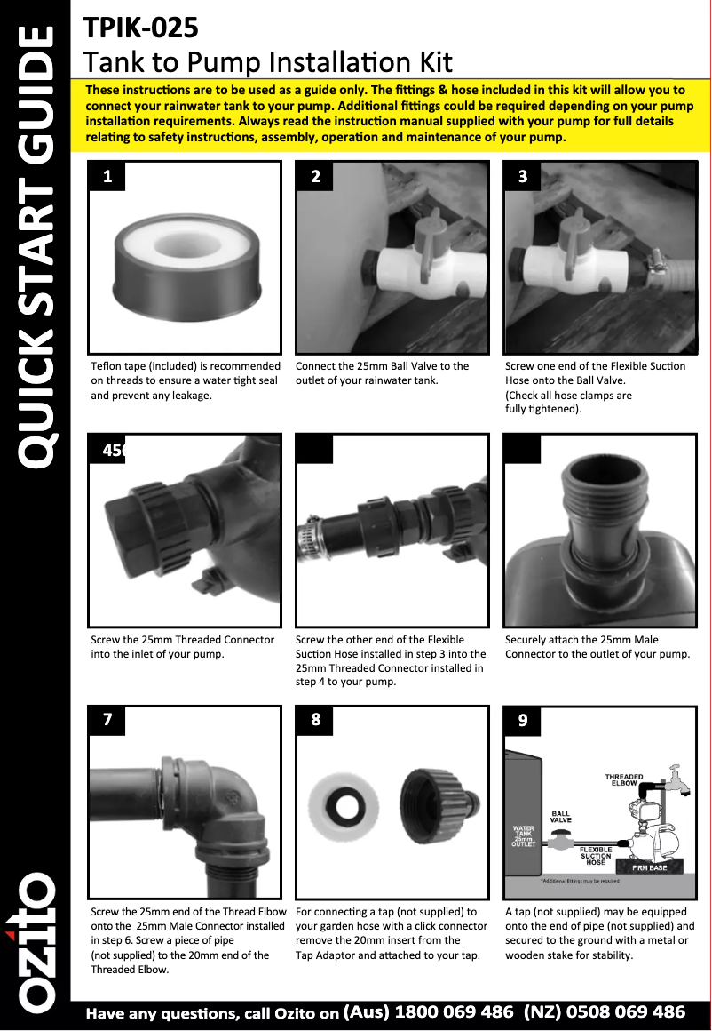 Imagen de la primera página del manual del dispositivo TPIK-025