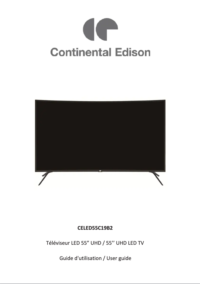 Imagen de la primera página del manual del dispositivo CELED55C19B2