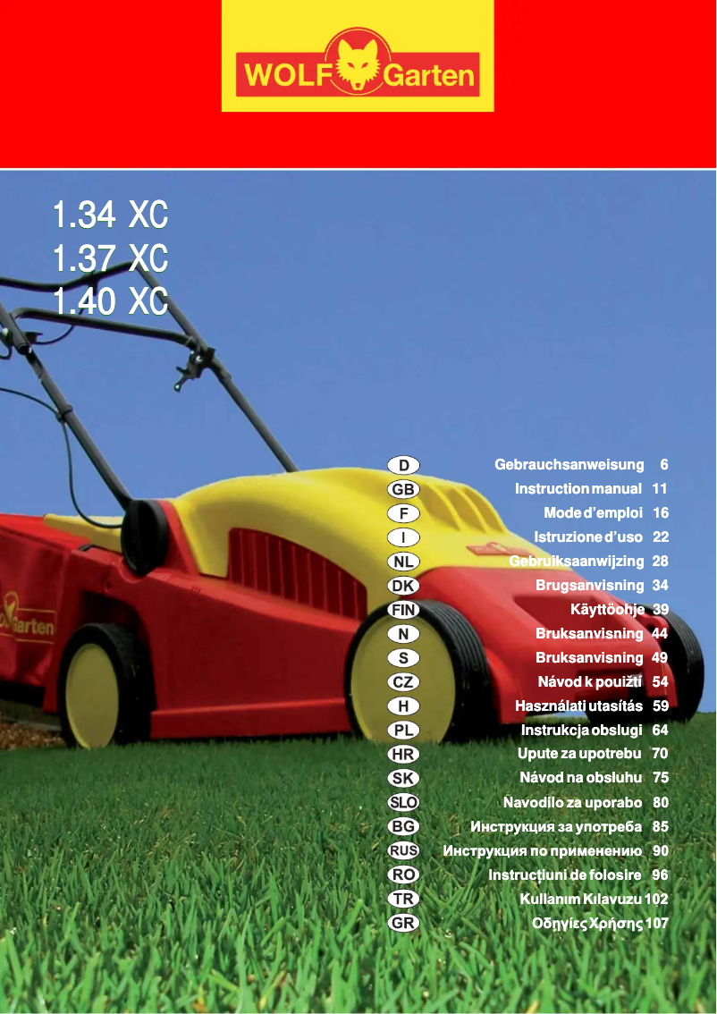 Imagen de la primera página del manual del dispositivo 1.37 XC