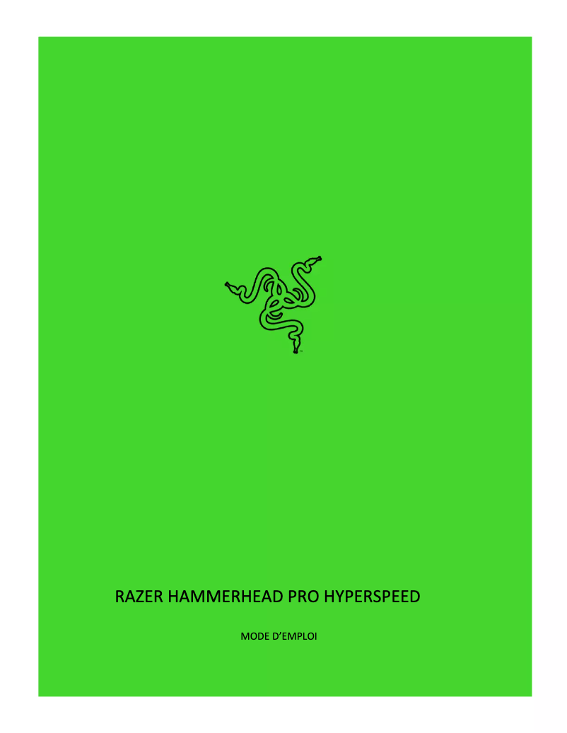 Imagen de la primera página del manual del dispositivo Hammerhead Pro HyperSpeed