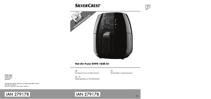 Página 1 del manual Manual de usuario SilverCrest SHFD 1650 A1