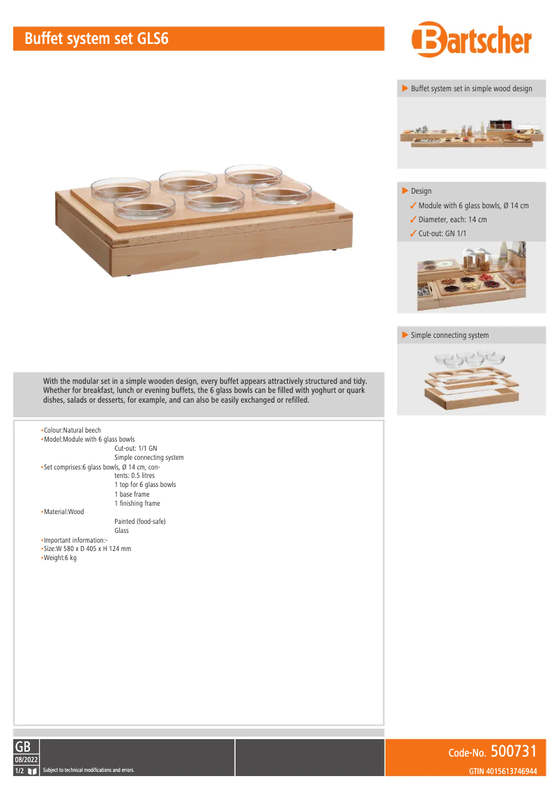 Imagen de la primera página del manual del dispositivo GLS6
