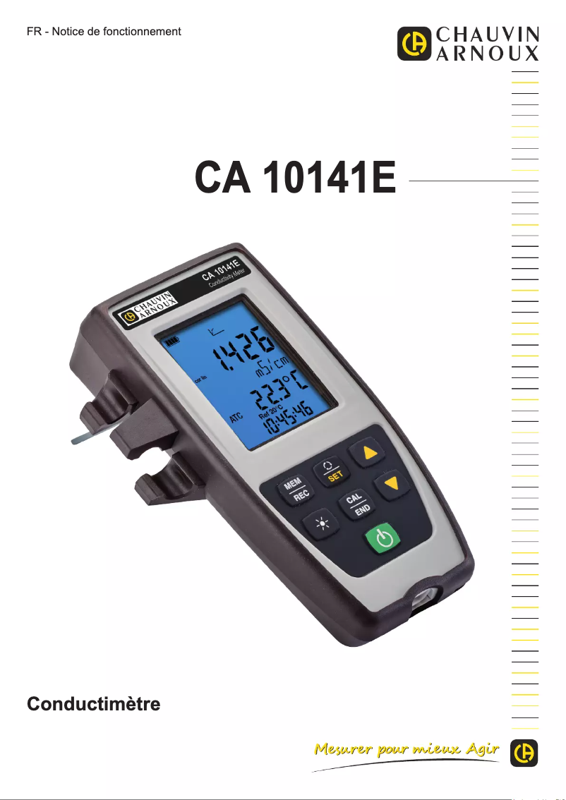Imagen de la primera página del manual del dispositivo CA 10141E