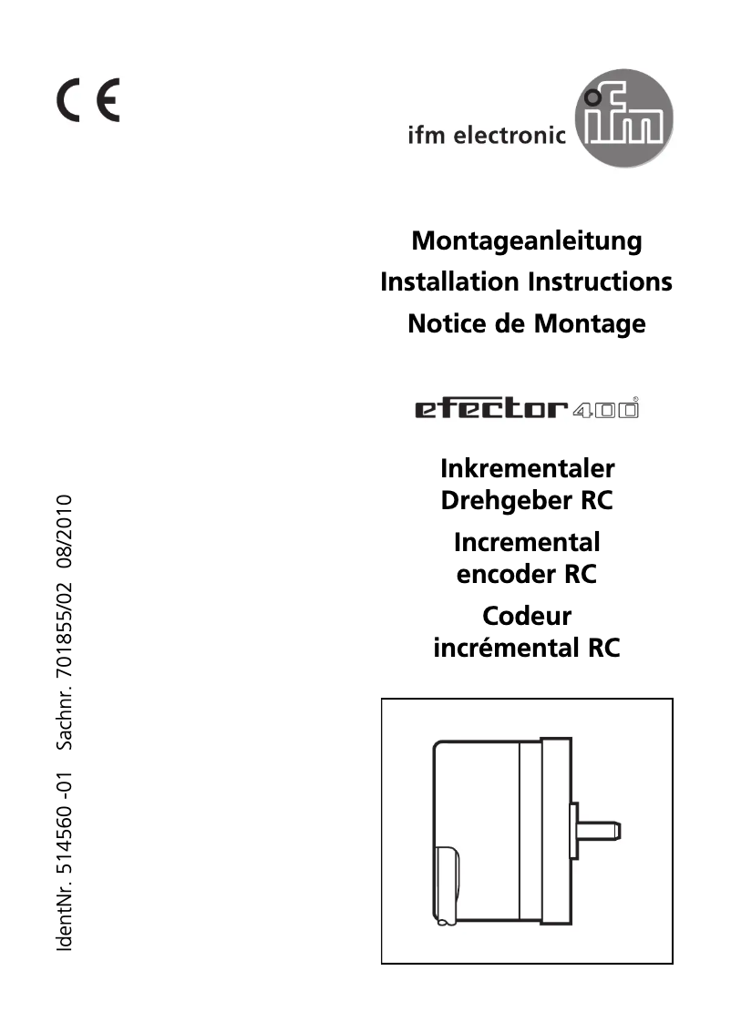 Imagen de la primera página del manual del dispositivo RC6013