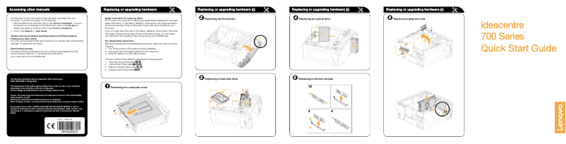 Página nº 1 - Manual de usuario Lenovo IdeaCentre 700-