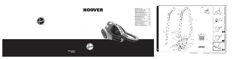 Página 1 del manual Manual de usuario Hoover SEC1_SE01011