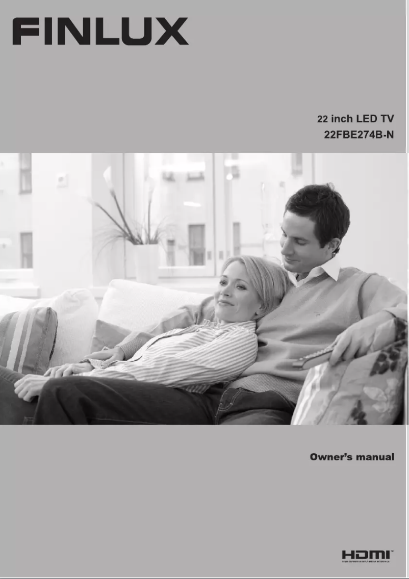 Imagen de la primera página del manual del dispositivo 22FBE274B-N