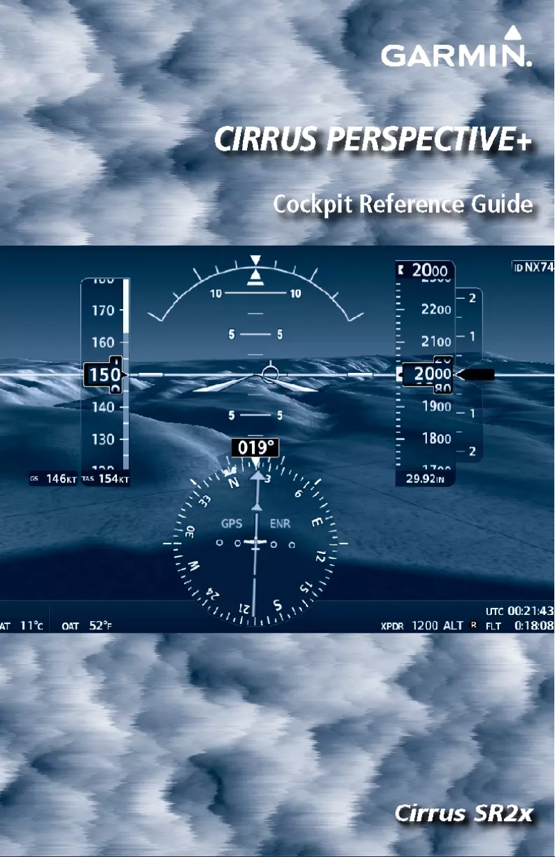 Página 1 del manual Manual de usuario Garmin Cirrus Perspective+ SR20