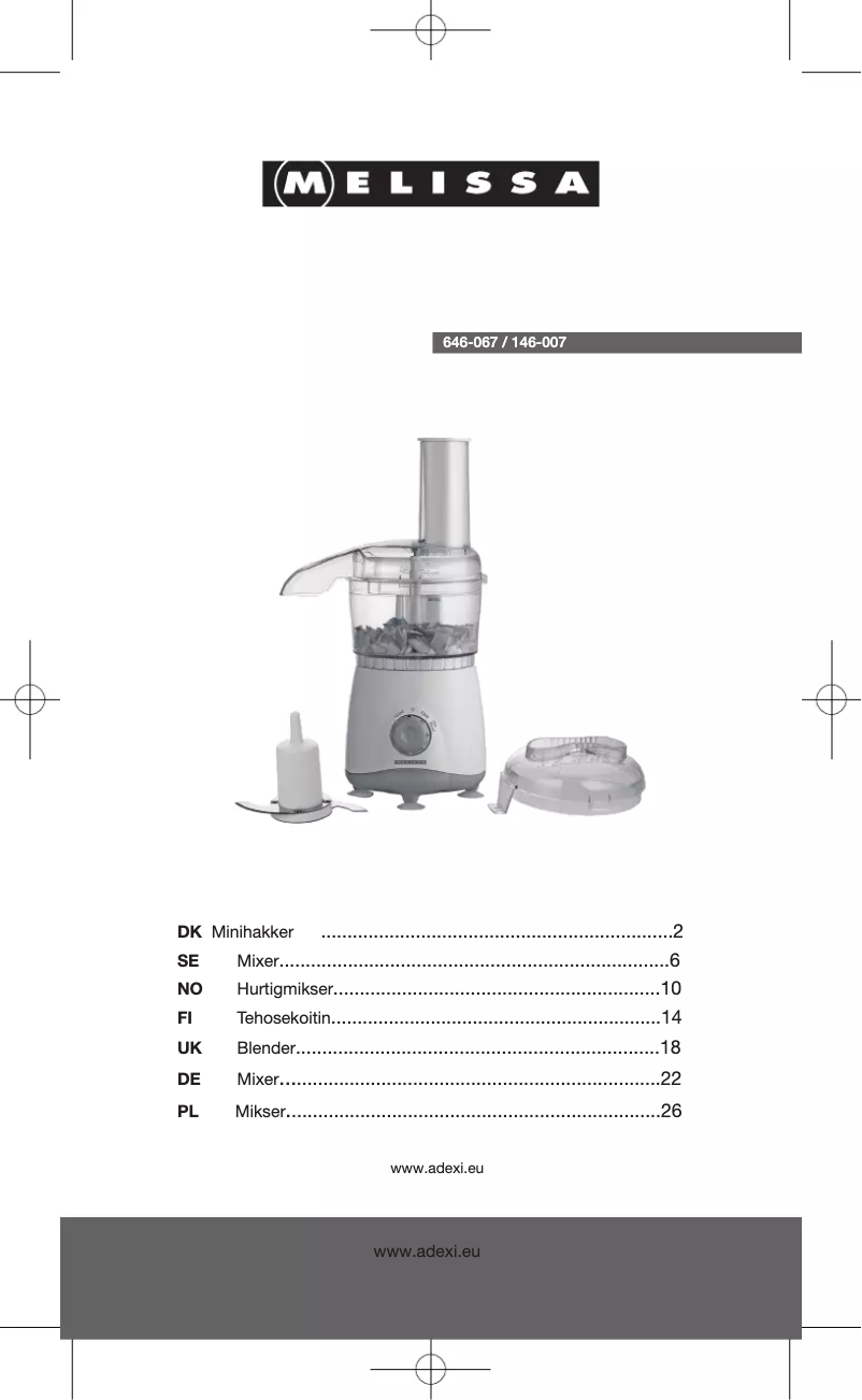 Imagen de la primera página del manual del dispositivo 646-067