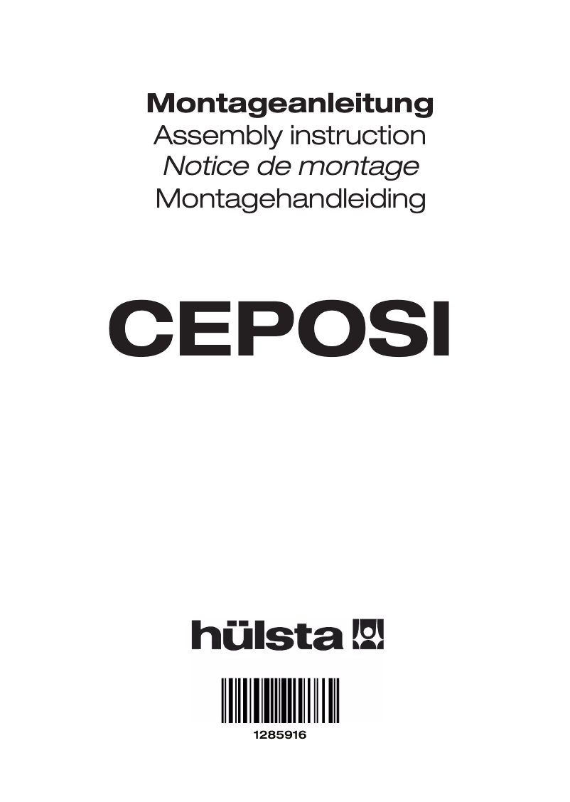 Imagen de la primera página del manual del dispositivo CEPOSI