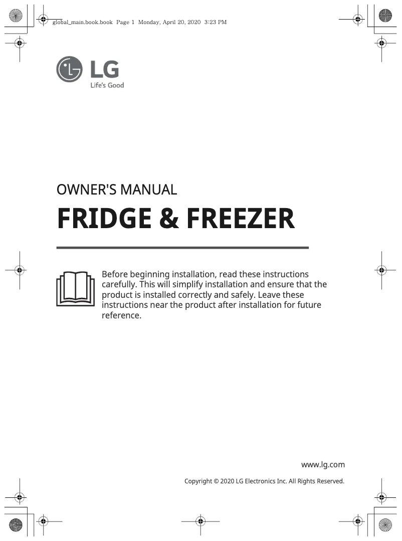 Imagen de la primera página del manual del dispositivo GC-H502HBHZ