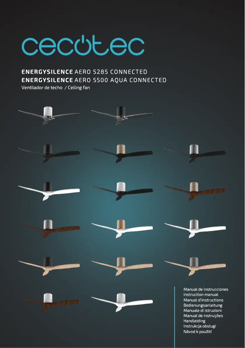 Imagen de la primera página del manual del dispositivo EnergySilence 800 FoldAir Portable