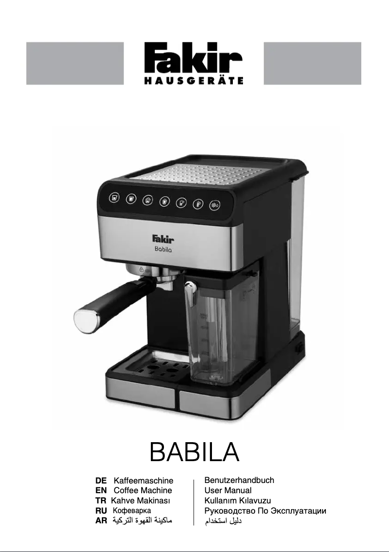 Página 1 del manual Manual de usuario Fakir Babila