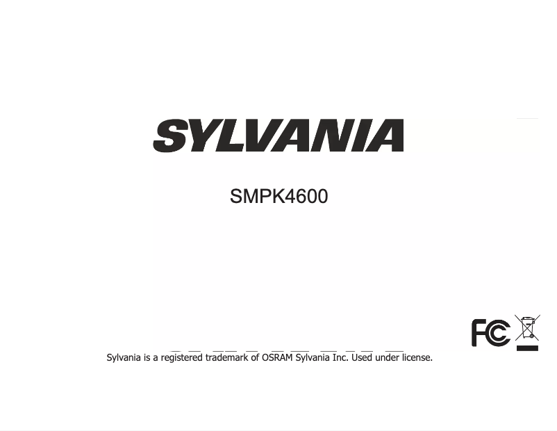 Imagen de la primera página del manual del dispositivo SMPK4600