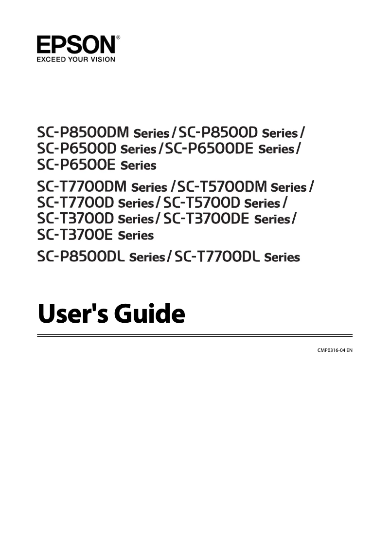Imagen de la primera página del manual del dispositivo T3700