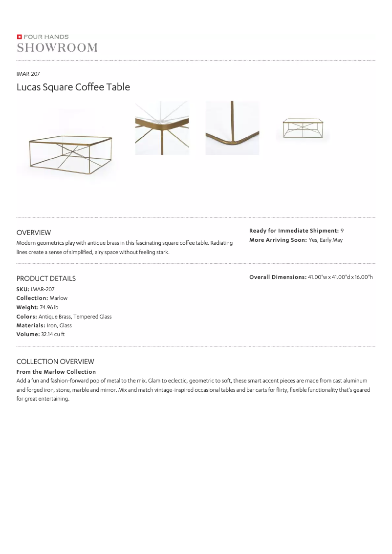 Página 1 del manual Manual de usuario Four Hands IMAR-207