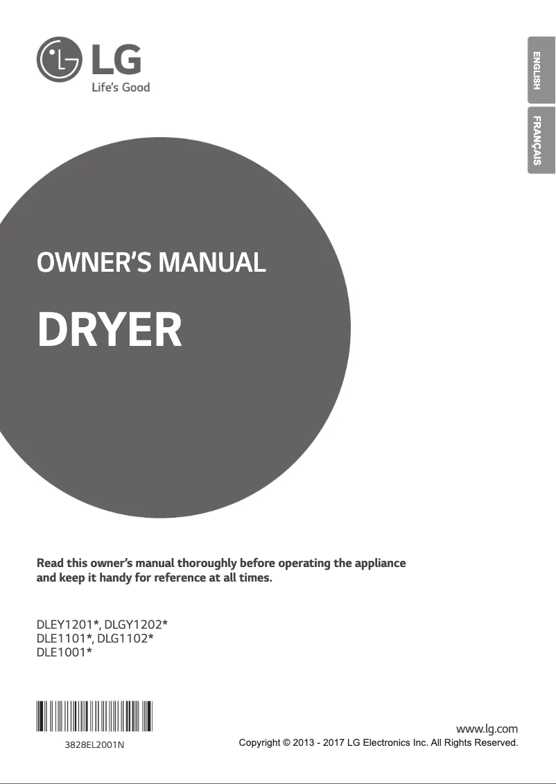 Imagen de la primera página del manual del dispositivo DLE1101W
