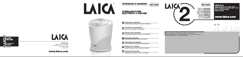 Página nº 1 - Manual de usuario Laica BC1005