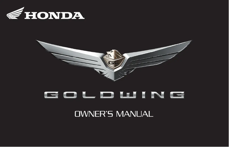 Página nº 1 - Manual de usuario Honda Wing Gold (2023)