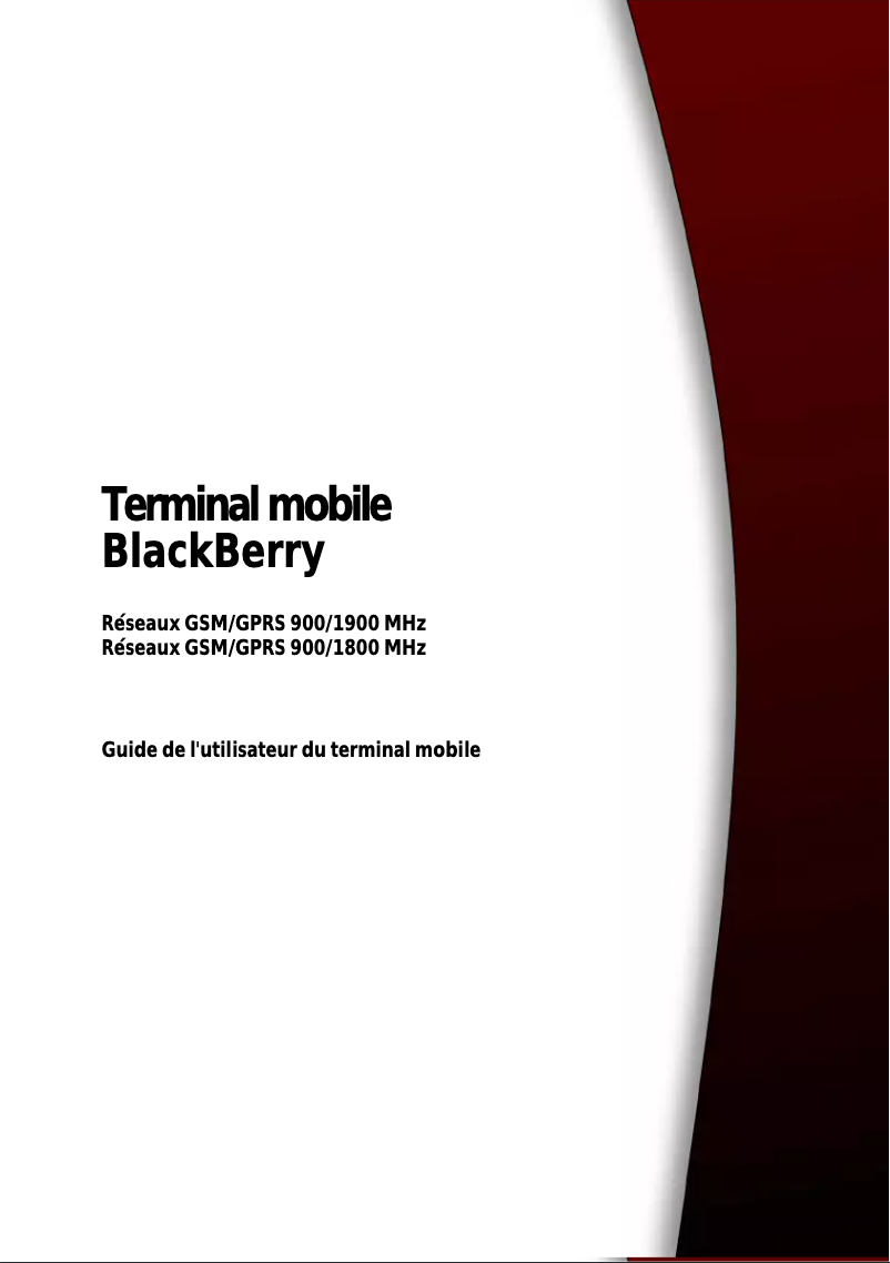 Página 1 del manual Manual de usuario BlackBerry 6720