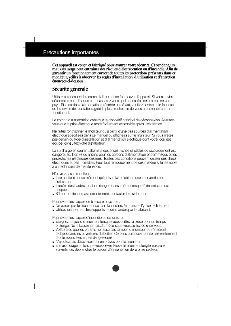 Página nº 1 - Manual de usuario LG L1810B